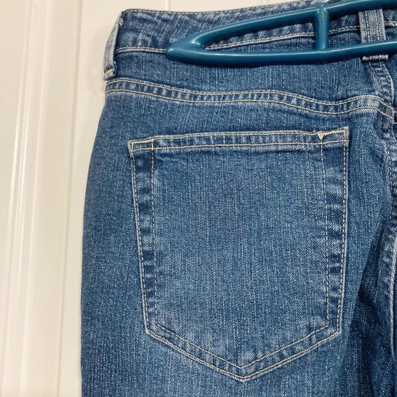 TOMMY HILFIGER Vintage straight leg blue jeans ~ XS SMALL size 4 - 6 denim pants - Picture 5 of 15